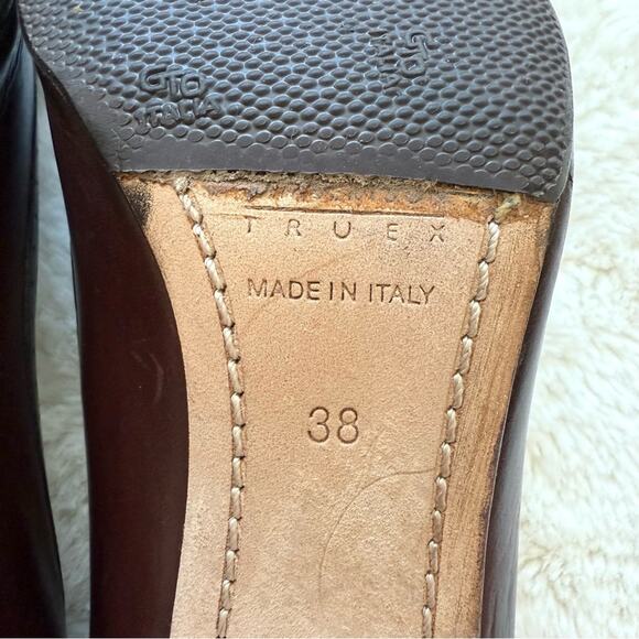 Italian brand women heel shoes size 38 EU or 8 US Authentic - Picture 5 of 8